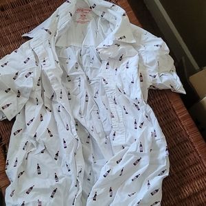 Budweiser Collared Button Up